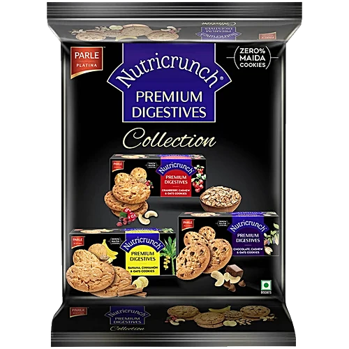 Parle Nutricrunch Premium Digestives Collection, 225 g Pouch