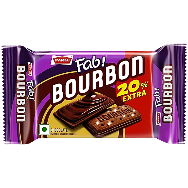 Parle Fab! Chocolate Bourbon MRP 10/- (120 PCS)